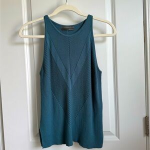 Anthropologie Sweater Tank -‎ Teal Blue - Size S - NWOT